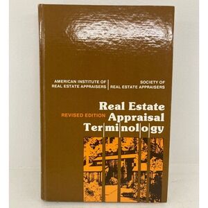 VTG 1981 Real Estate Appraisal Terminology Revised Edition Byrl Boyce Hardcover